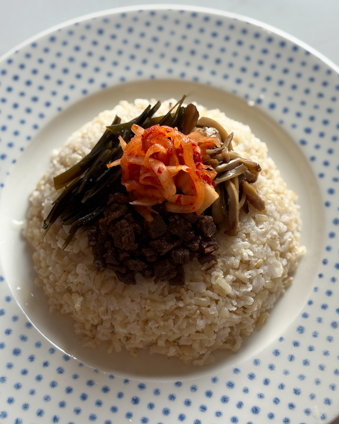 Simmered Kombu Tsukudani Bulgogi Rice Plate