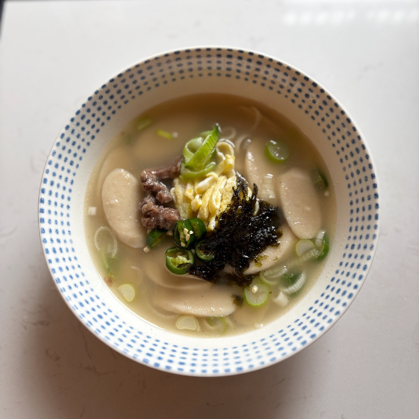 Korean Rice Cake Soup