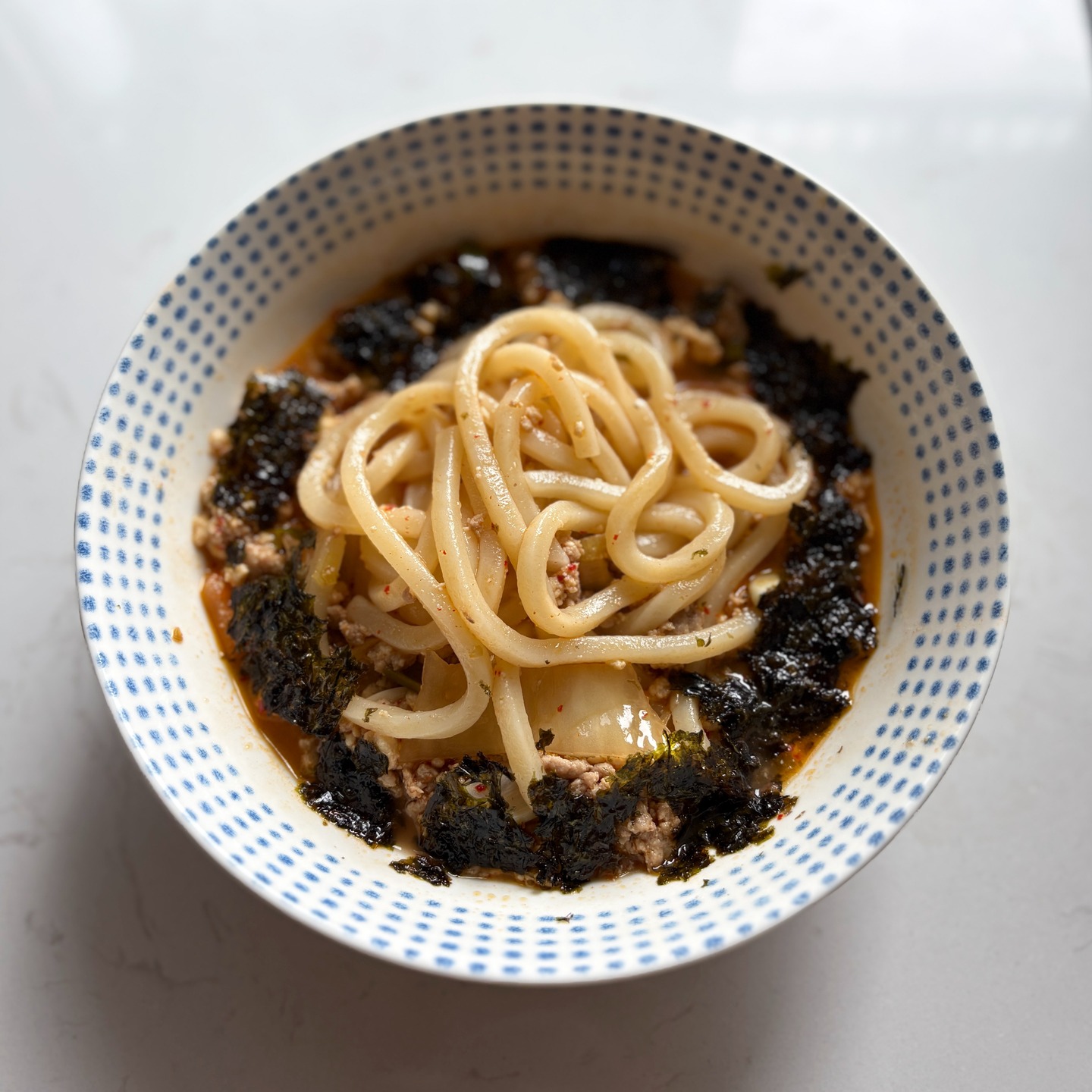 Kimchi Yuzu Kosho Tofu Udon