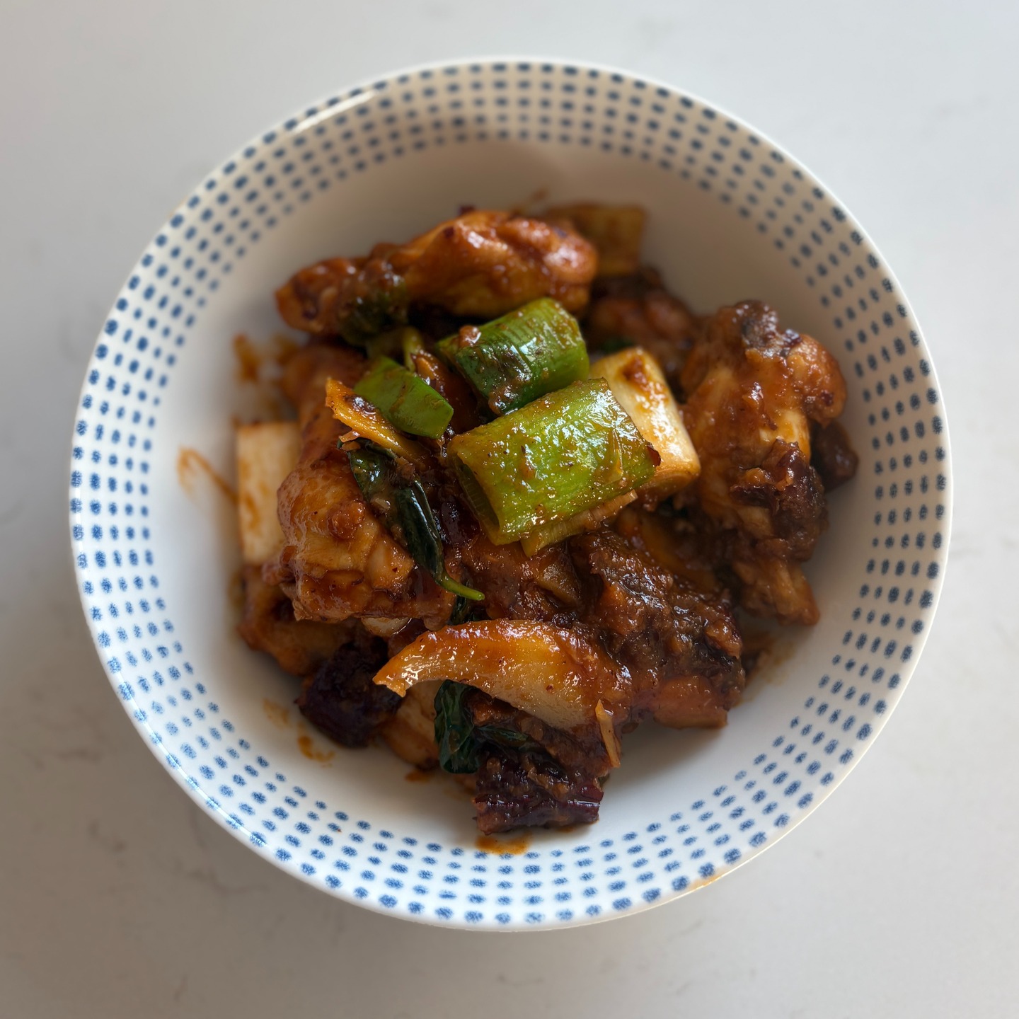 Chef Choi Kang Rok's Gochujang-Braised Chicken Wings with Basil
